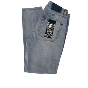KSUBI Denim Jeans | "Royalty‎ Heroism" Patch | Light Wash 31